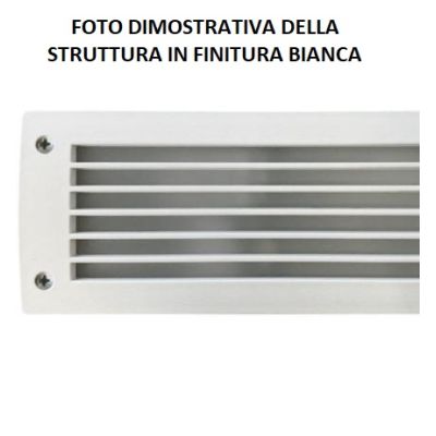 LETI 300 RS LAMPADA DA INCASSO RETTANGOLARE IP66 IN RESINA BIANCO,NERO O GRIGIO LAMPADINA E27 DARK LIGHT - Cristalensi Shop Onli