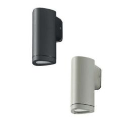 RAV1 APPLIQUE DA ESTERNO IP54 NERO ARGENTO MODERNA ED ECONOMICA DI ONDALUCE ONDALUCE CICIRIELLO - Cristalensi Shop Online