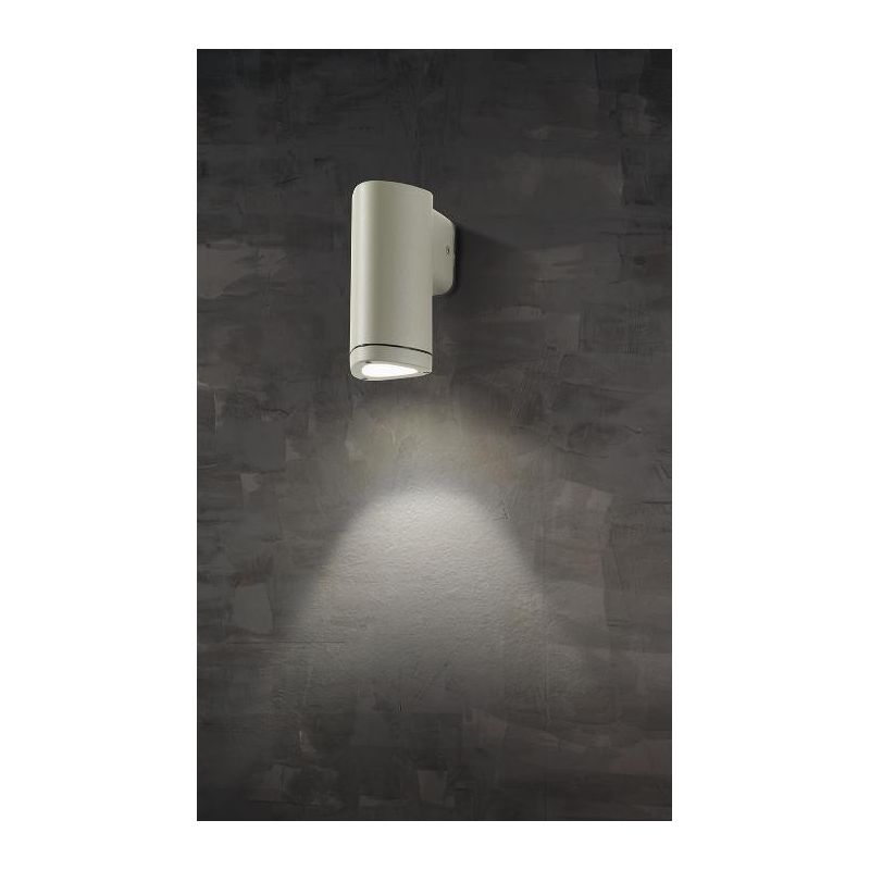 RAV1 APPLIQUE DA ESTERNO IP54 NERO ARGENTO MODERNA ED ECONOMICA DI ONDALUCE ONDALUCE CICIRIELLO - Cristalensi Shop Online