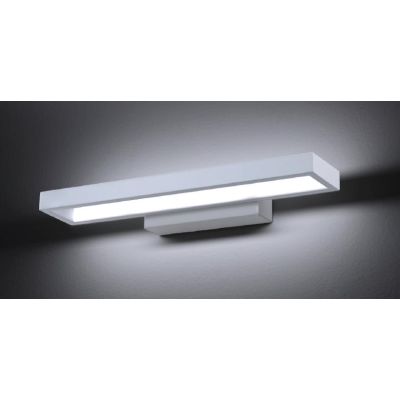 DOUBLE APPLIQUE MODERNA CON LED INTEGRATO DA 16W LUCE INDIRETTA ALLUMINIO NERO O BIANCO CRISTALENSI LUX - Cristalensi Shop Onlin