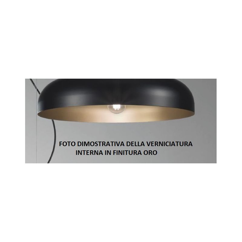 ELITE LAMPADARIO A SOSPENSIONE MODERNO IN METALLO BIANCO CON INTERNO IN TRE COLORI LAMPADINA E27 CRISTALENSI LUX - Cristalensi S