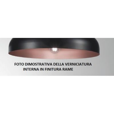 ELITE LAMPADARIO A SOSPENSIONE MODERNO IN METALLO BIANCO CON INTERNO IN TRE COLORI LAMPADINA E27 CRISTALENSI LUX - Cristalensi S