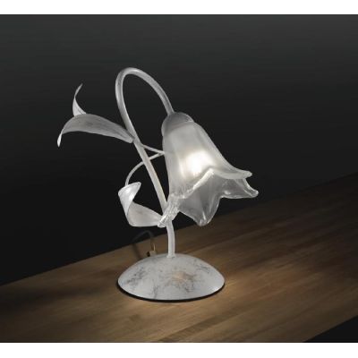 GIORGIA LUMETTO CLASSICO IN METALLO AVORIO O BRONZO CON DIFFUSORE FLOREALE IN VETRO CRISTALENSI LUX - Cristalensi Shop Online