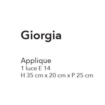 GIORGIA APPLIQUE CLASSICA 1 LUCE METALLO AVORIO O BRONZO CON DIFFUSORE FLOREALE IN VETRO CRISTALENSI LUX - Cristalensi Shop Onli