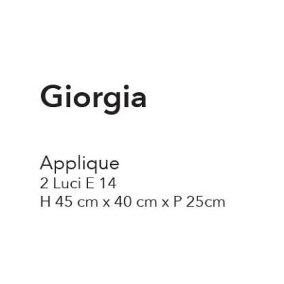 GIORGIA APPLIQUE CLASSICA 2 LUCI METALLO AVORIO O BRONZO CON DIFFUSORI FLOREALE IN VETRO CRISTALENSI LUX - Cristalensi Shop Onli