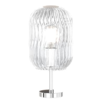 TENDER LUMETTO DA TAVOLA IN METALLO CON DIFFUSORE IN VETRO IN 6 FINITURE COLORE Top Light Illuminazione - Cristalensi Shop Onlin