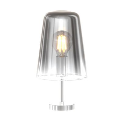 SHADED LUMETTO IN METALLO CON FINITURA CROMO CON DIFFUSORE A CONO IN VETRO AMBRA CROMO O RAME Top Light Illuminazione - Cristale
