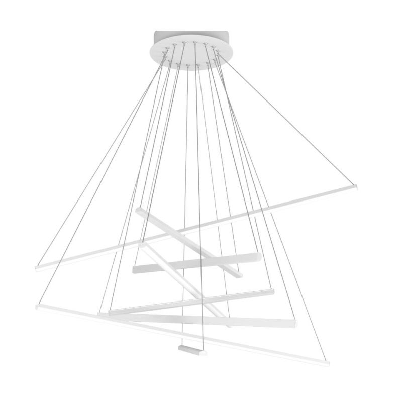 DNA SOSPENSIONE ULTRA MODERNA LED 80W LUCE 3000-4000K DIAMETRO CM 95 2 COLORI Top Light Illuminazione - Cristalensi Shop Online