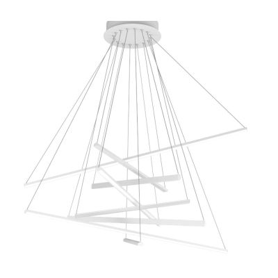 DNA SOSPENSIONE ULTRA MODERNA LED 80W LUCE 3000-4000K DIAMETRO CM 95 2 COLORI Top Light Illuminazione - Cristalensi Shop Online
