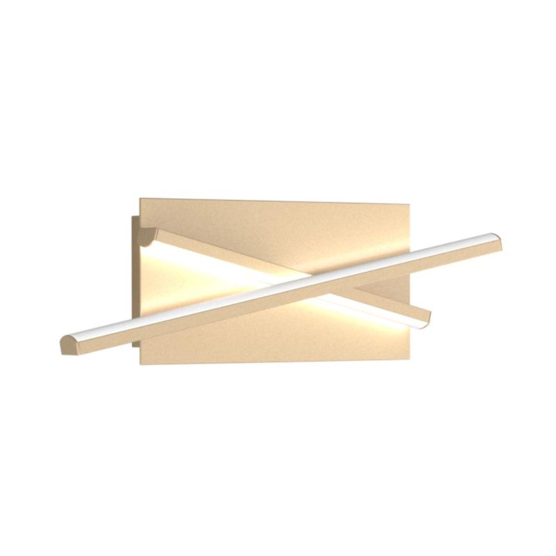 DNA LAMPADA DA PARETE MODERNA LED 15W LUCE 3000-4000K RETTANGOLARE BIANCA O ORO Top Light Illuminazione - Cristalensi Shop Onlin