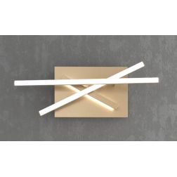 DNA LAMPADA DA PARETE MODERNA LED 30W LUCE 3000-4000K RETTANGOLARE BIANCA O ORO Top Light Illuminazione - Cristalensi Shop Onlin 2