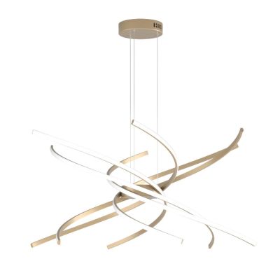 TORNADO LAMPADARIO MODERNO CON LED 69W LUCE 3000K O 4000K DIAMETRO CM 80 4 COLORI Top Light Illuminazione - Cristalensi Shop Onl