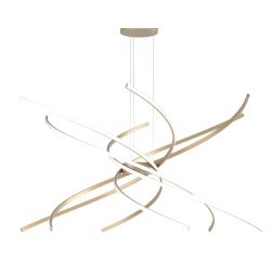 TORNADO LAMPADARIO MODERNO 4 COLORI LED 88W LUCE 3000K O 4000K DIAMETRO CM 100 Top Light Illuminazione - Cristalensi Shop Online 2