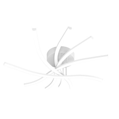 TORNADO PLAFONIERA MODERNA LED 45W LUCE 3000-4000K BACCHETTE ORIENTABILI 3 COLORI Top Light Illuminazione - Cristalensi Shop Onl