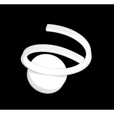TORNADO APPLIQUE MODERNA ATTORCIGLIATA LED 12W LUCE 3000-4000K 3 COLORI Top Light Illuminazione - Cristalensi Shop Online