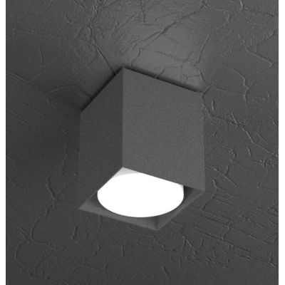 PLATE FARETTO A CUBO DA SOFFITTO IN METALLO 4 COLORI CON LAMPADINA ATTACCO GX53 Top Light Illuminazione - Cristalensi Shop Onlin