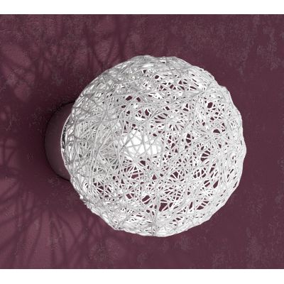 WILLOW APPLIQUE MODERNA IN METALLO CROMATO CON DIFFUSORE IN TRE DIVERSE VERSIONI Top Light Illuminazione - Cristalensi Shop Onli