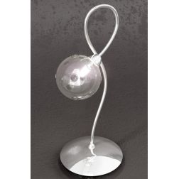 SUPER BALL LAMPADA DA TAVOLO IN METALLO CROMATO E VETRO TRASPARENTE Top Light Illuminazione - Cristalensi Shop Online