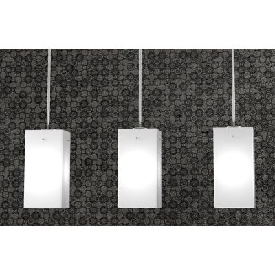 CRAZY SOSPENSIONE LINEARE 3 LUCI CROMO DIFFUSORI IN VETRO OPACO LAMPADINE 3XE27 Top Light Illuminazione - Cristalensi Shop Onlin