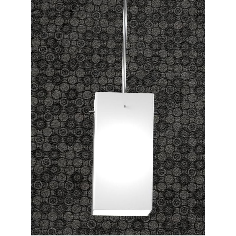 CRAZY SOSPENSIONE CON DECENTRO 2 LUCI CROMO DIFFUSORI IN VETRO OPACO LAMPADINE 2XE27 Top Light Illuminazione - Cristalensi Shop