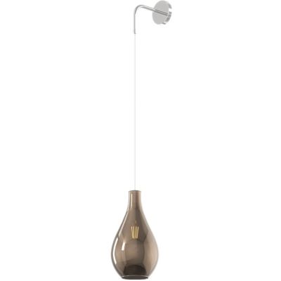 DROP 2.0 APPLIQUE MODERNA CON DIFFUSORE A GOCCIA IN VETRO REGOLABILE IN ALTEZZA 4 COLORI ATTACCO E27 Top Light Illuminazione - C