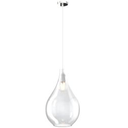 DROP 2.0 SOSPENSIONE MODERNA CON DIFFUSORE A GOCCIA D26 CM IN VETRO 4 COLORI ATTACCO E27 Top Light Illuminazione - Cristalensi S 2