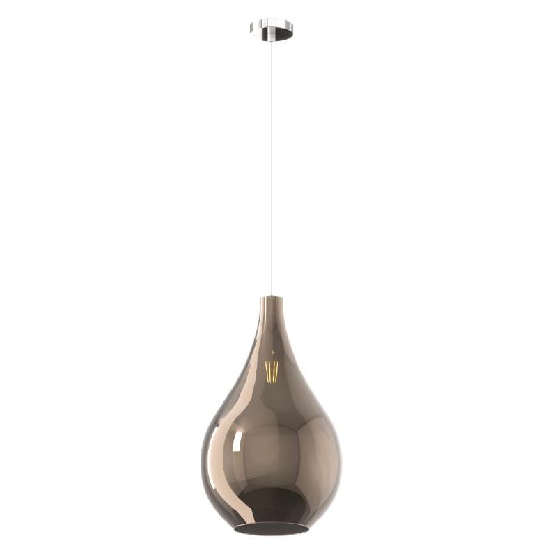 DROP 2.0 SOSPENSIONE MODERNA CON DIFFUSORE A GOCCIA D26 CM IN VETRO 4 COLORI ATTACCO E27 Top Light Illuminazione - Cristalensi S