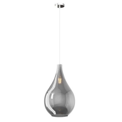 DROP 2.0 SOSPENSIONE MODERNA CON DIFFUSORE A GOCCIA D26 CM IN VETRO 4 COLORI ATTACCO E27 Top Light Illuminazione - Cristalensi S