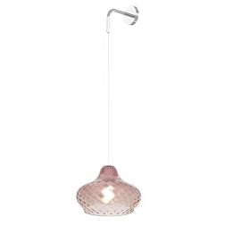 DRESS APPLIQUE MODERNA REGOLABILE IN ALTEZZA DI VETRO IN 3 COLORI LAMPADINA ATTACCO E27 Top Light Illuminazione - Cristalensi Sh 2