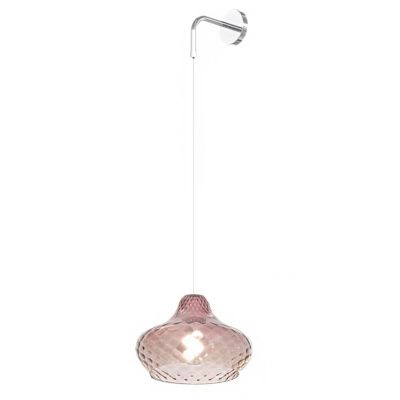 DRESS APPLIQUE MODERNA REGOLABILE IN ALTEZZA DI VETRO IN 3 COLORI LAMPADINA ATTACCO E27 Top Light Illuminazione - Cristalensi Sh