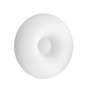 DODI LAMPADA DA PARETE IN VETRO SOFFIATO BIANCO FORMA CIRCOLARE DIAMETRO CM 42 DESIGN MODERNO DI OND ONDALUCE CICIRIELLO - Crist