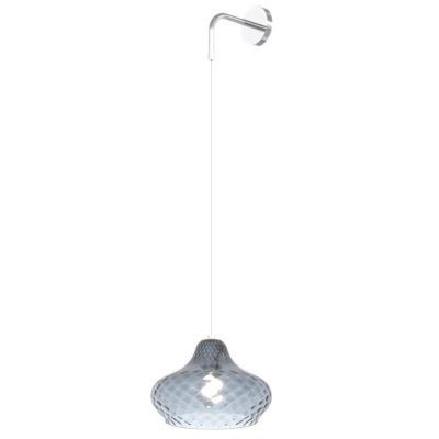DRESS APPLIQUE MODERNA REGOLABILE IN ALTEZZA DI VETRO IN 3 COLORI LAMPADINA ATTACCO E27 Top Light Illuminazione - Cristalensi Sh
