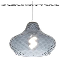 DRESS APPLIQUE MODERNA IN METALLO CON DIFFUSORE DI VETRO IN 3 COLORI LAMPADINA ATTACCO E27 Top Light Illuminazione - Cristalensi 2