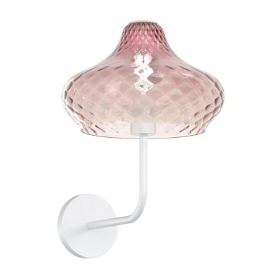 DRESS APPLIQUE MODERNA IN METALLO CON DIFFUSORE DI VETRO IN 3 COLORI LAMPADINA ATTACCO E27 Top Light Illuminazione - Cristalensi
