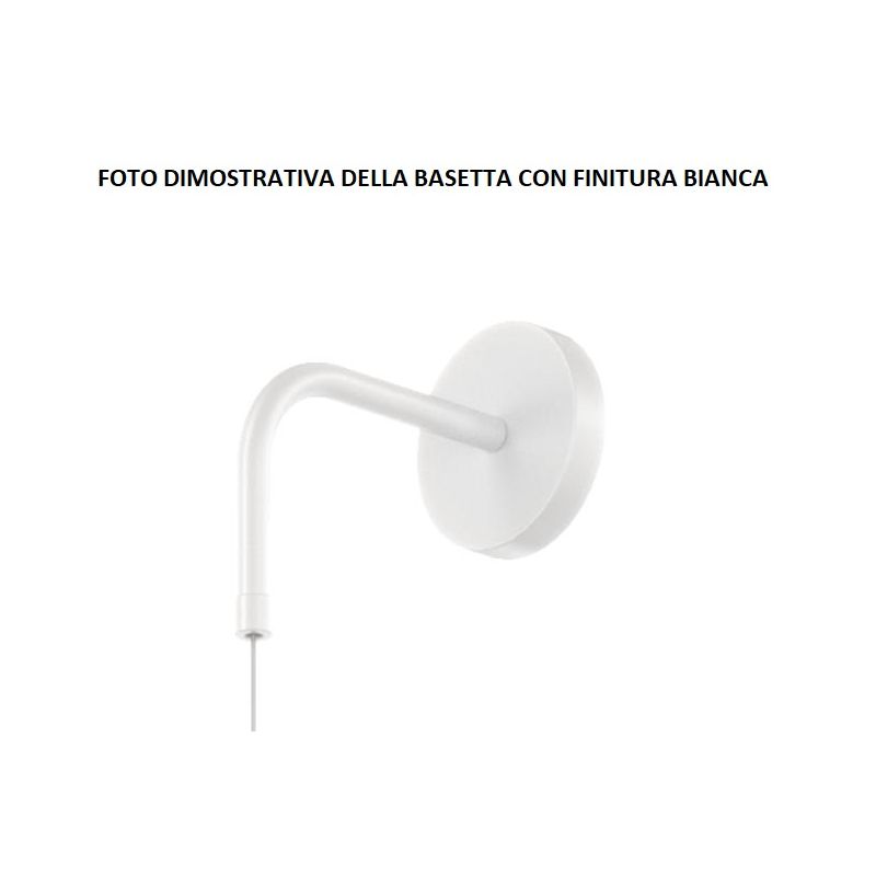 DRESS APPLIQUE MODERNA IN METALLO CON DIFFUSORE DI VETRO IN 3 COLORI LAMPADINA ATTACCO E27 Top Light Illuminazione - Cristalensi