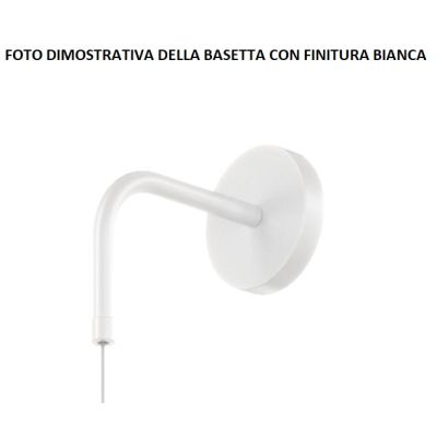 DRESS APPLIQUE MODERNA IN METALLO CON DIFFUSORE DI VETRO IN 3 COLORI LAMPADINA ATTACCO E27 Top Light Illuminazione - Cristalensi