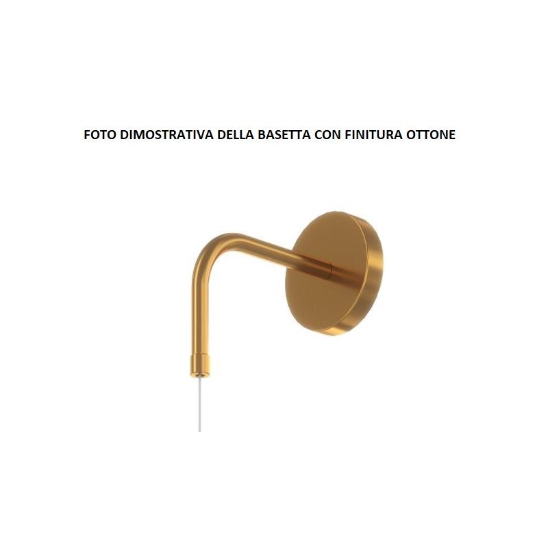 DRESS PLAFONIERA MODERNA BASE IN METALLO CON DIFFUSORE DI VETRO IN 3 COLORI LAMPADINA ATTACCO E27 Top Light Illuminazione - Cris