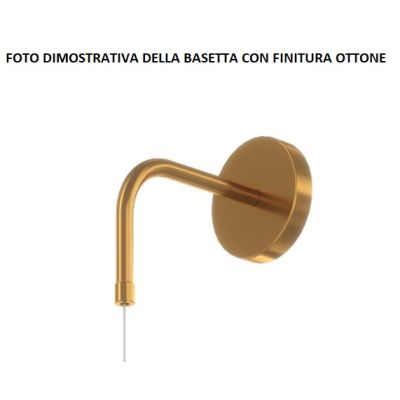 DRESS PLAFONIERA MODERNA BASE IN METALLO CON DIFFUSORE DI VETRO IN 3 COLORI LAMPADINA ATTACCO E27 Top Light Illuminazione - Cris