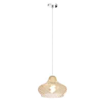DRESS SOSPENSIONE SINGOLA D25 CM CON DIFFUSORE DI VETRO IN 3 COLORI LAMPADINA ATTACCO E27 MODERNA Top Light Illuminazione - Cris