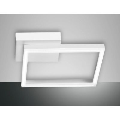 3394-21 BARD PLAFONIERA MODERNA DI FORMA QUADRATA CM 27X27 5 COLORI LED 22W Fabas Luce - Cristalensi Shop Online