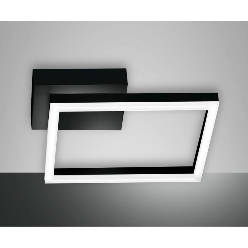 3394-21 BARD PLAFONIERA MODERNA DI FORMA QUADRATA CM 27X27 5 COLORI LED 22W Fabas Luce - Cristalensi Shop Online