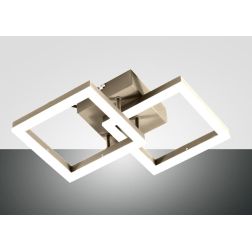 3394-28 BARD PLAFONIERA MODERNA CON DUE QUADRATI LUMINOSI LED 21W IN 5 COLORI DI FABAS LUCE Fabas Luce - Cristalensi Shop Online 2