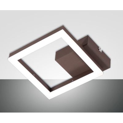3394-24 BARD LAMPADA DA PARETE O SOFFITTO MODERNA DI FORMA QUADRATA LUMINOSO LED 11W IN 5 COLORI Fabas Luce - Cristalensi Shop O