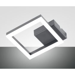 3394-24 BARD LAMPADA DA PARETE O SOFFITTO MODERNA DI FORMA QUADRATA LUMINOSO LED 11W IN 5 COLORI Fabas Luce - Cristalensi Shop O 2