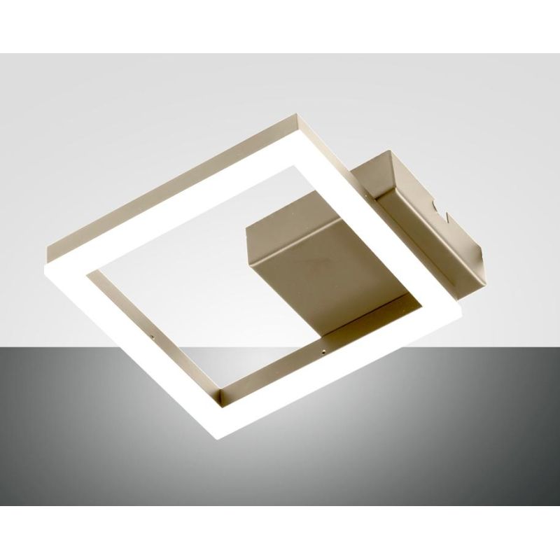 3394-24 BARD LAMPADA DA PARETE O SOFFITTO MODERNA DI FORMA QUADRATA LUMINOSO LED 11W IN 5 COLORI Fabas Luce - Cristalensi Shop O
