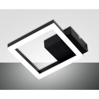 3394-24 BARD LAMPADA DA PARETE O SOFFITTO MODERNA DI FORMA QUADRATA LUMINOSO LED 11W IN 5 COLORI Fabas Luce - Cristalensi Shop O