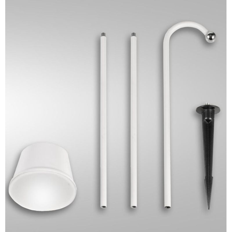 3742-72 ARMANDA PALETTO DA ESTERNO CON PICCHETTO ORIENTABILE IP54 CON BATTERIA RICARICABILE NERO,BIANCO O CORTEN Fabas Luce - Cr