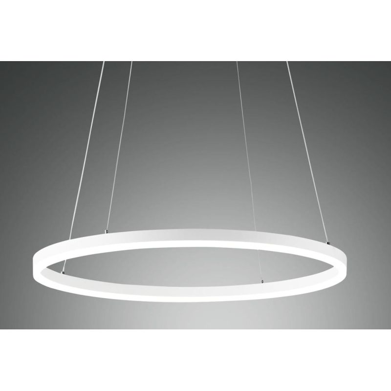3508-40 GIOTTO SOSPENSIONE MODERNA AD ANELLO CON LED INTEGRATO 36W BIANCO O NERO DELLA FABAS LUCE Fabas Luce - Cristalensi Shop