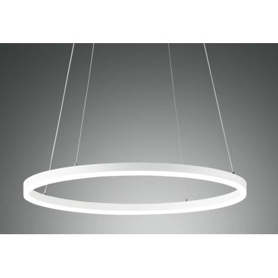 3508-40 GIOTTO SOSPENSIONE MODERNA AD ANELLO CON LED INTEGRATO 36W BIANCO O NERO DELLA FABAS LUCE Fabas Luce - Cristalensi Shop