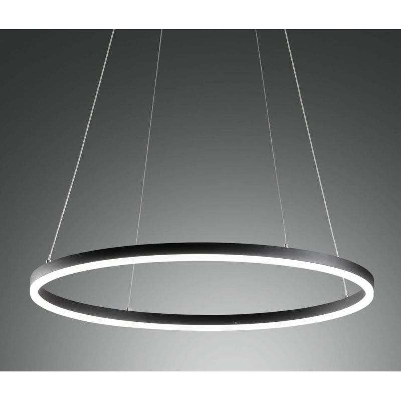 3508-40 GIOTTO SOSPENSIONE MODERNA AD ANELLO CON LED INTEGRATO 36W BIANCO O NERO DELLA FABAS LUCE Fabas Luce - Cristalensi Shop